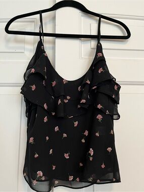 Off the shoulder floral print crop top